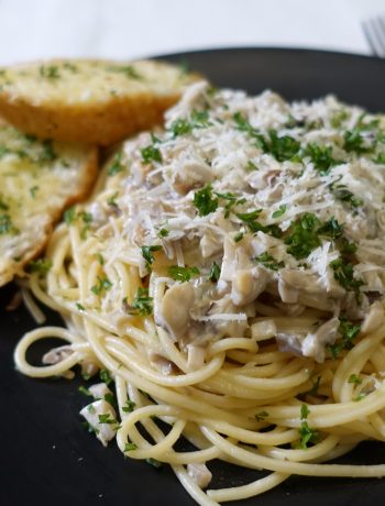 Tita Meg Cooks - Three Mushrooms Pasta