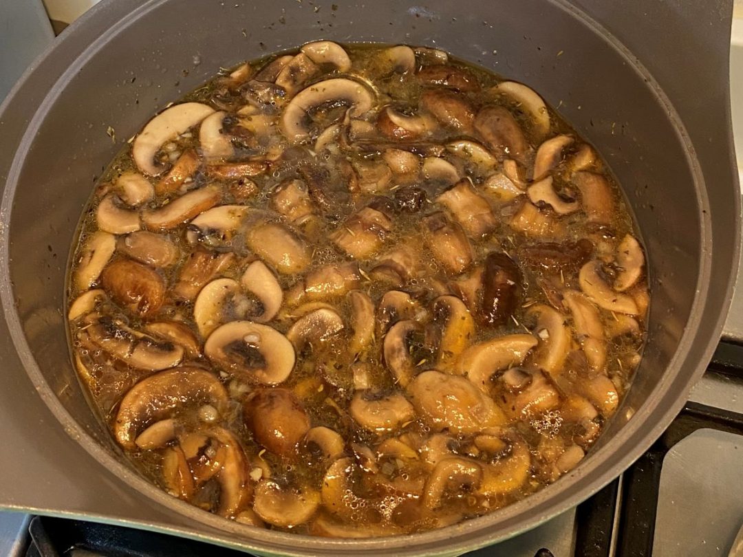 Mushroom Soup in Clear Broth